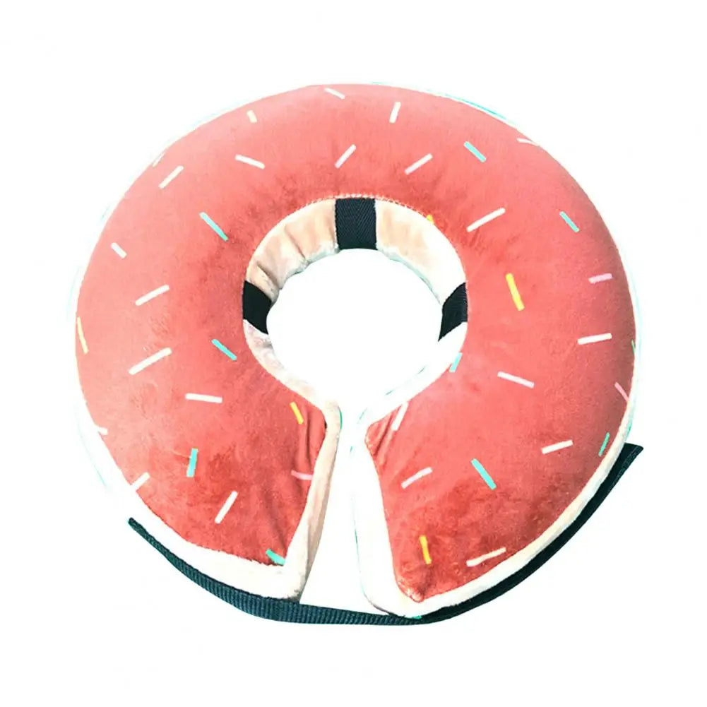 Pet Dog Donut Collar Cone Soft Recovery Cones Adjustment Anti-Bite Inflatable Dog Lick-Proof Collar after Surgery Pet Supplies