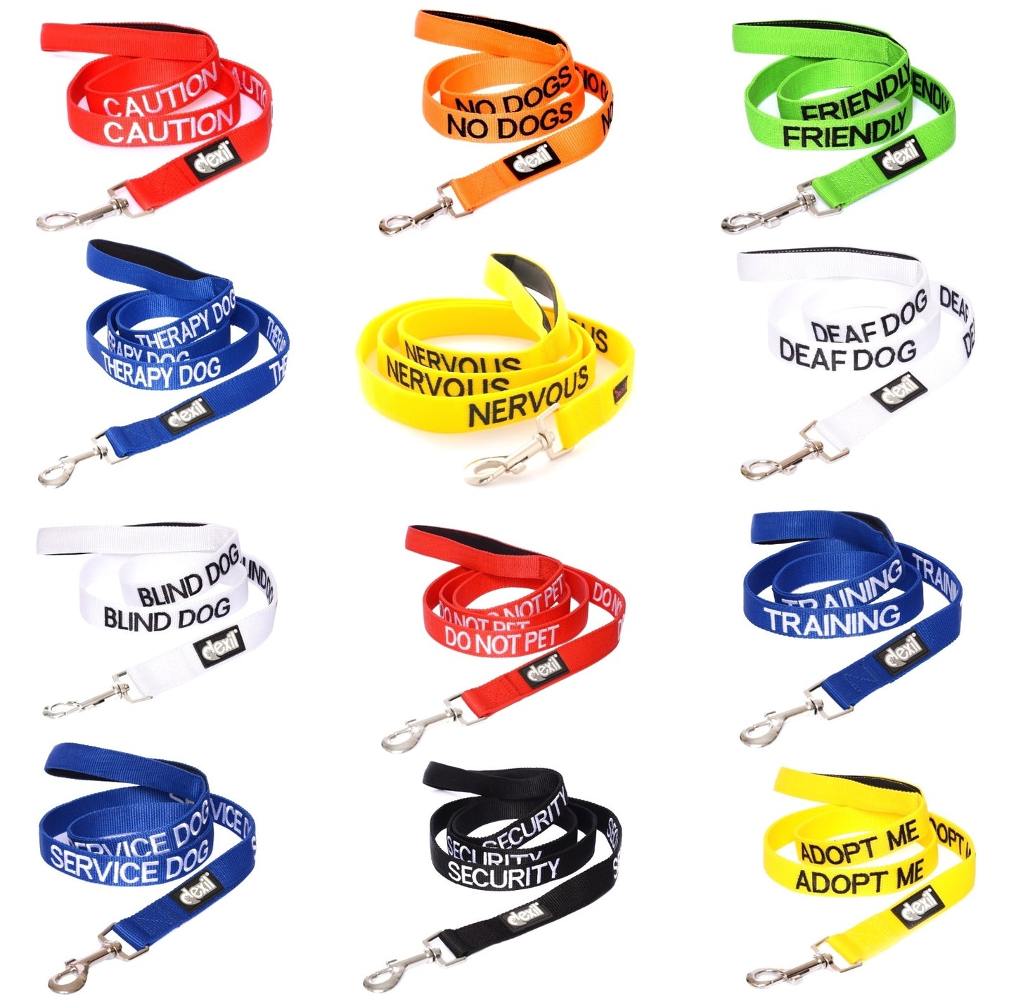 Relax Walk NERVOUS Dog Lead Safety Prevention Also Matching Yellow Collar