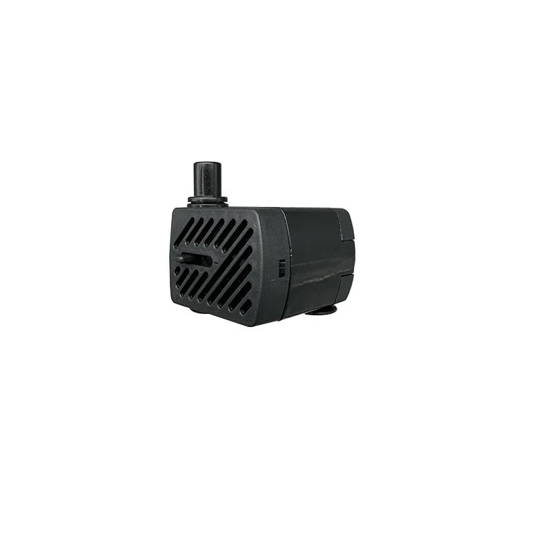220V 3W Miniature Silent Submersible Pump Aquarium Fish Tank Fountain LED Pump EU Plug Pumping Aeration Pump Ornaments Set