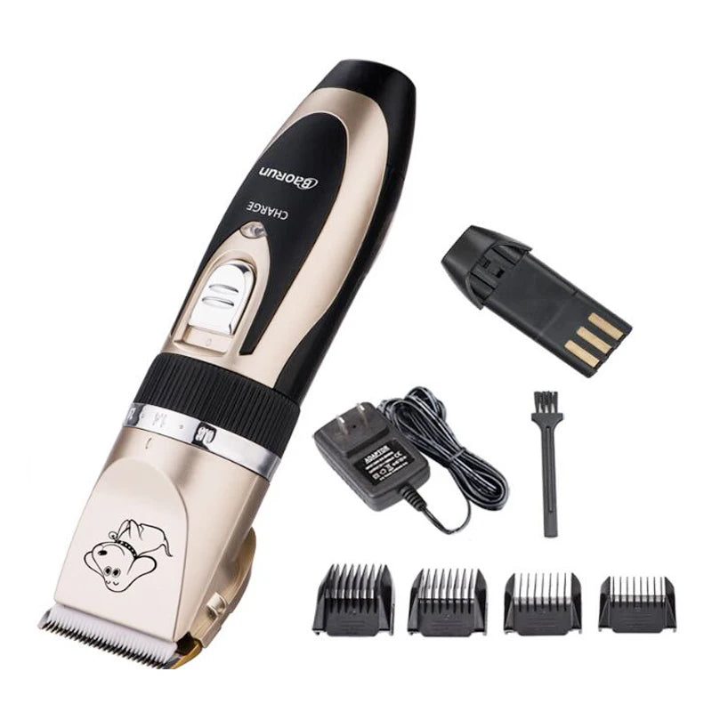 Baorun P2 Electric Hair Clipper for Dogs Cat Professional LCD Screen Pet Trimmer Clippers Rechargeable Electric Trimmer