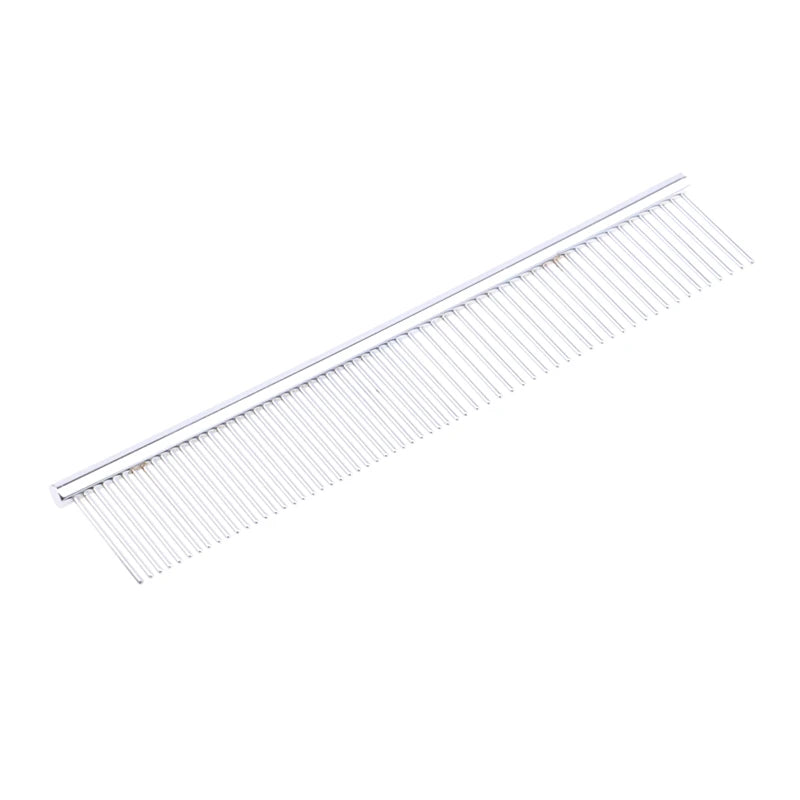 Hot Sale Stainless Steel Pet Hair Trimmer Combs Puppy Cat Cleaning Brush Pet Shedding Grooming Asymmetric Dog Long Hair Comb