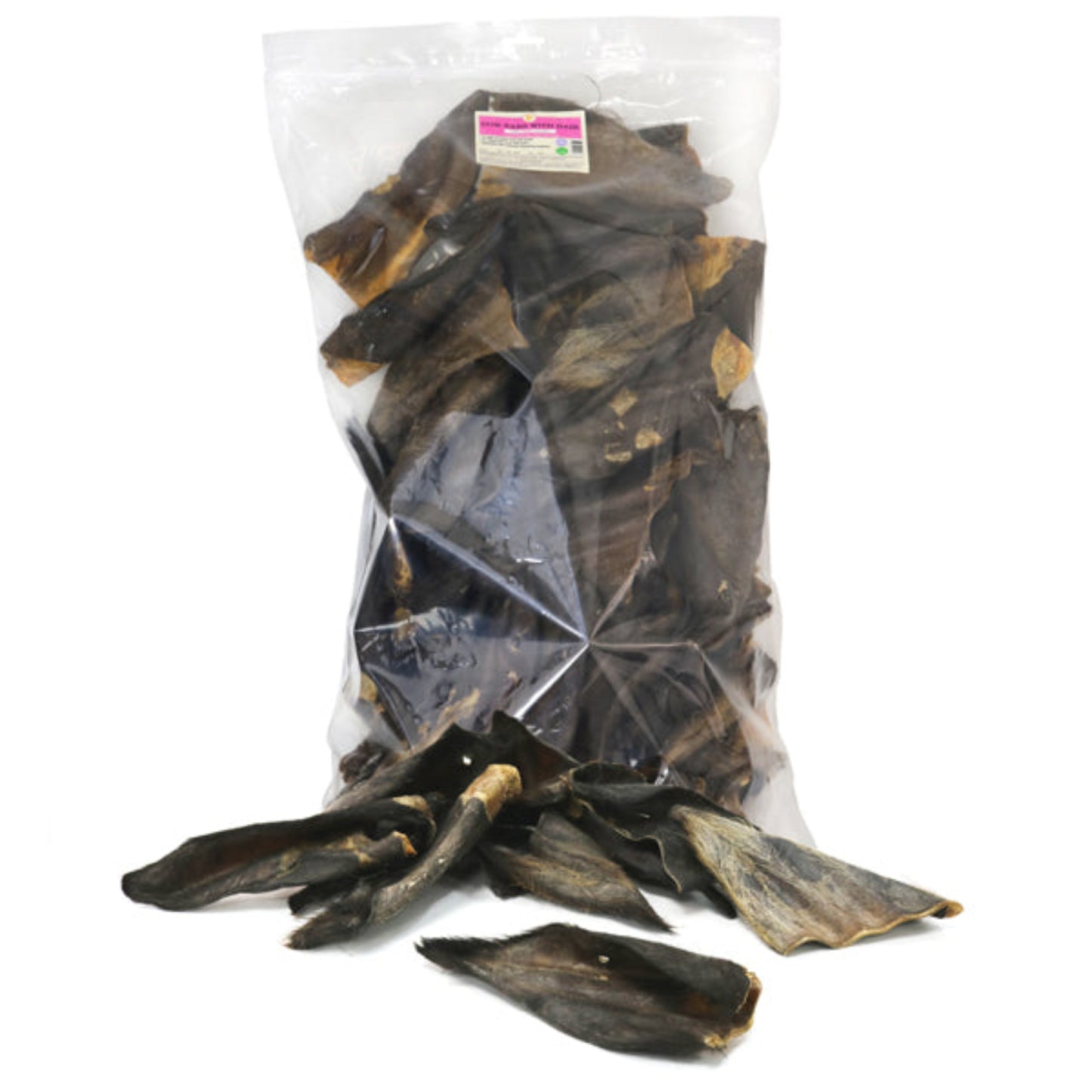 Large Cow Ears with Fur 15s