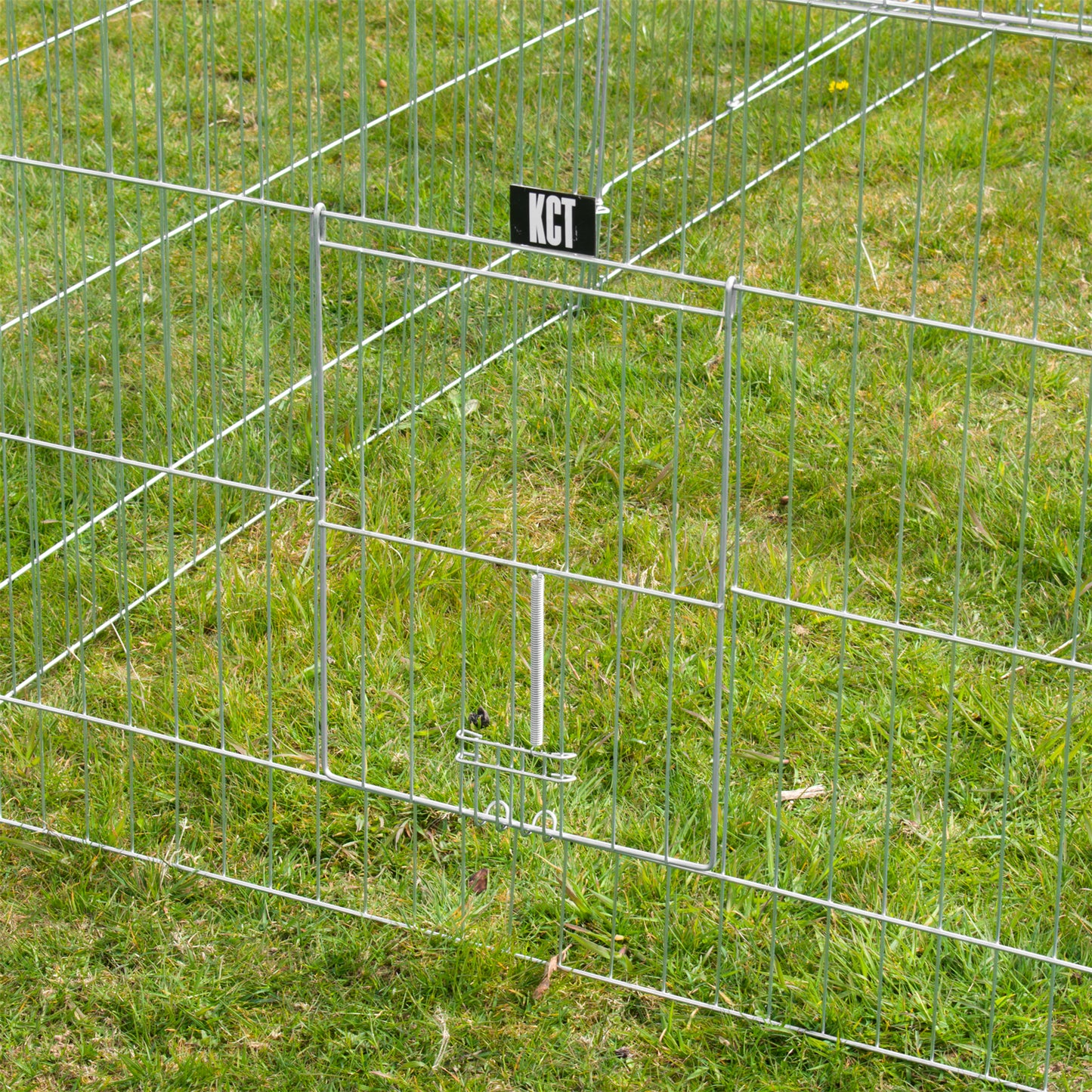 LARGE ENCLOSED PET PLAYPEN RUN PUPPY DOG CAT RABBIT FOLDABLE METAL CHICKEN FENCE