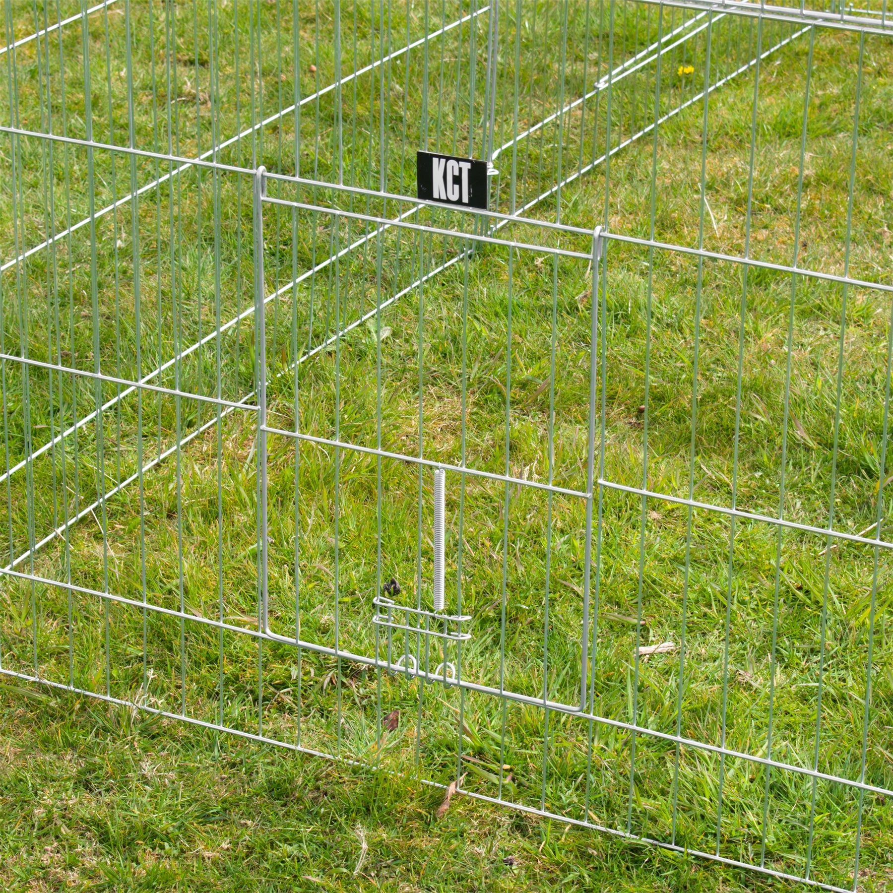 LARGE ENCLOSED PET PLAYPEN RUN PUPPY DOG CAT RABBIT FOLDABLE METAL CHICKEN FENCE