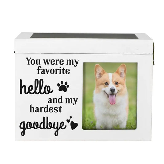 Pet Ashes Urn Wooden Photo Frame Dog Ashes Keepsake Pet Urns Large Memorial Urns Pet Ashes Photo Box Dog Urns Pet Cremate Urn