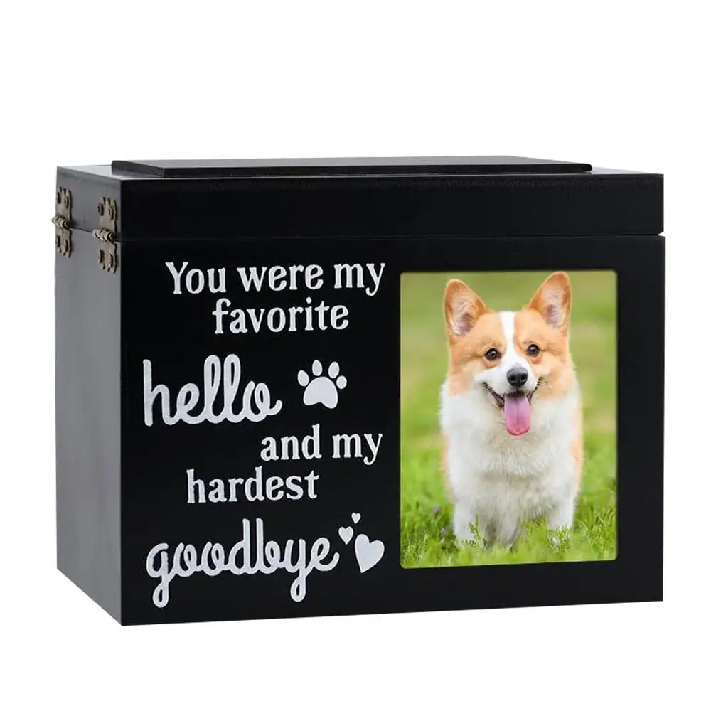 Pet Ashes Urn Wooden Photo Frame Dog Ashes Keepsake Pet Urns Large Memorial Urns Pet Ashes Photo Box Dog Urns Pet Cremate Urn