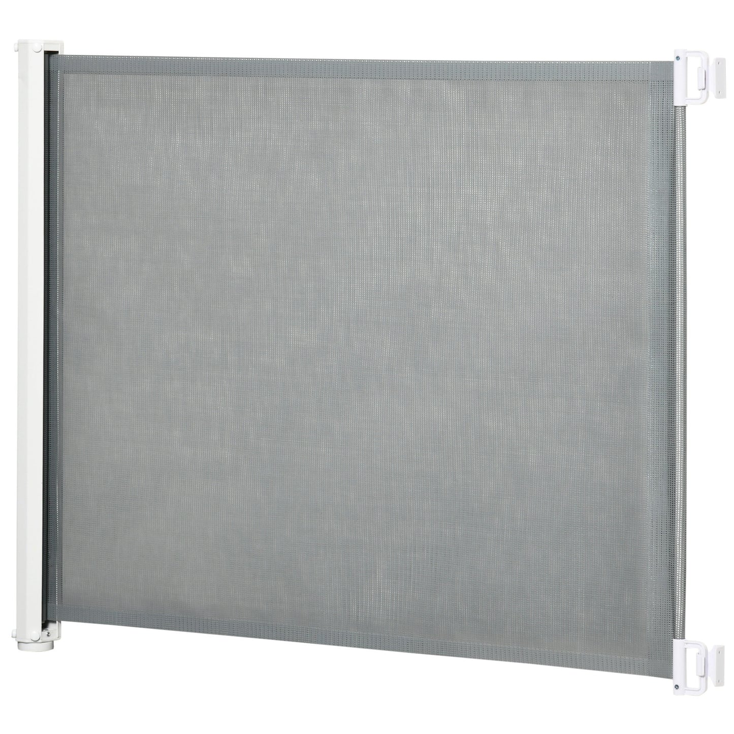Pet Safety Gate, Retractable Dog Barrier, Folding Home Doorway Stair Guard