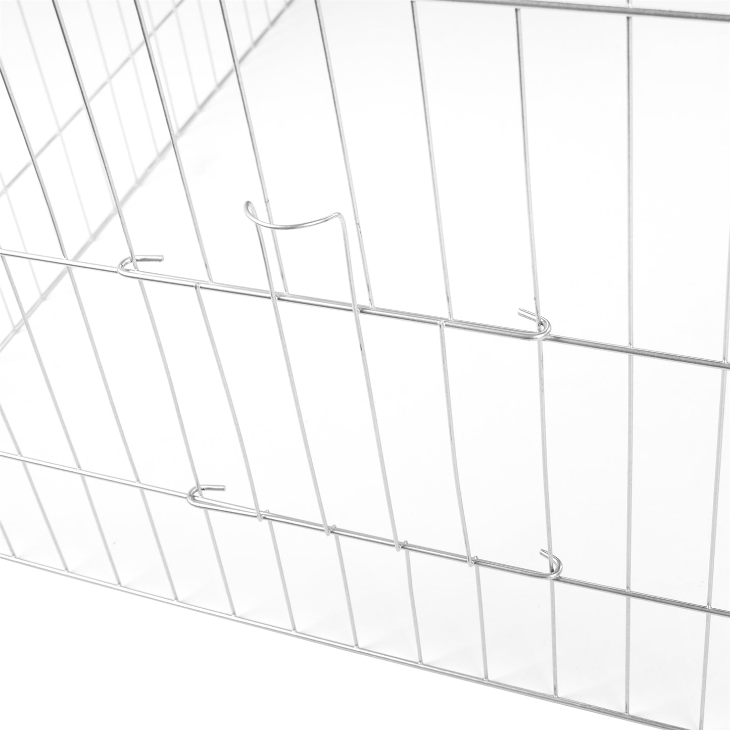 LARGE ENCLOSED PET PLAYPEN RUN PUPPY DOG CAT RABBIT FOLDABLE METAL CHICKEN FENCE