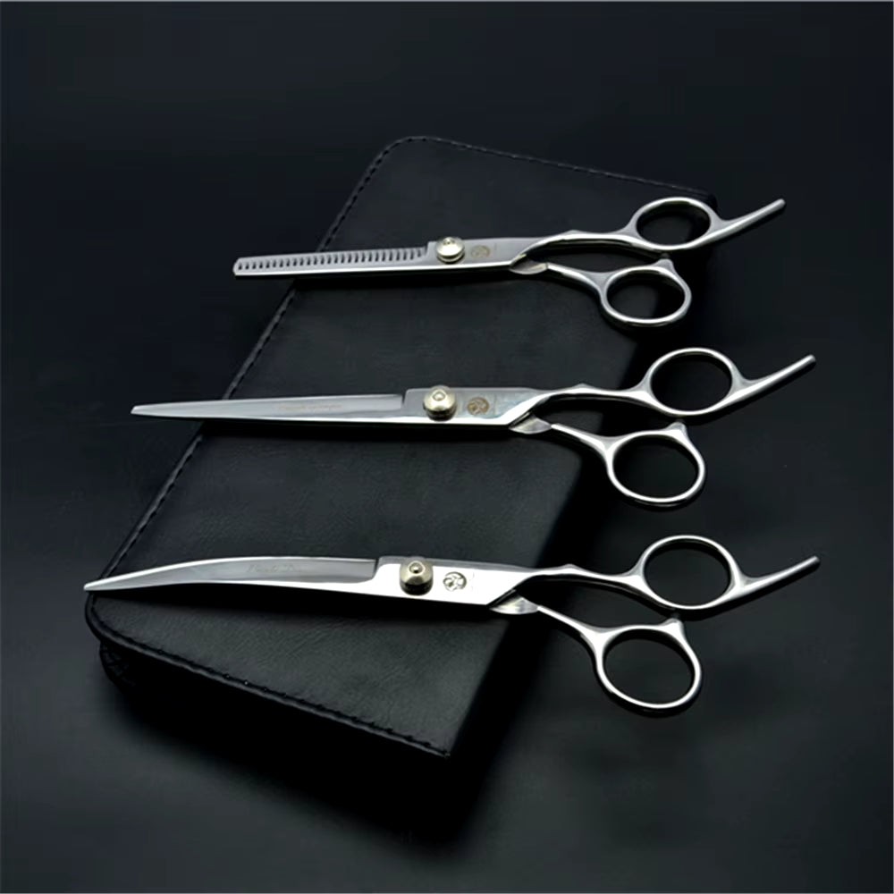 Dog Grooming Scissors  6" 7" Stainless Pet Beauty Scissors Cutting Scissors Thinning Shears Curved Scissors Z3001