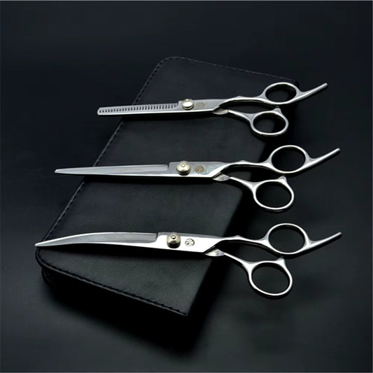 Dog Grooming Scissors  6" 7" Stainless Pet Beauty Scissors Cutting Scissors Thinning Shears Curved Scissors Z3001