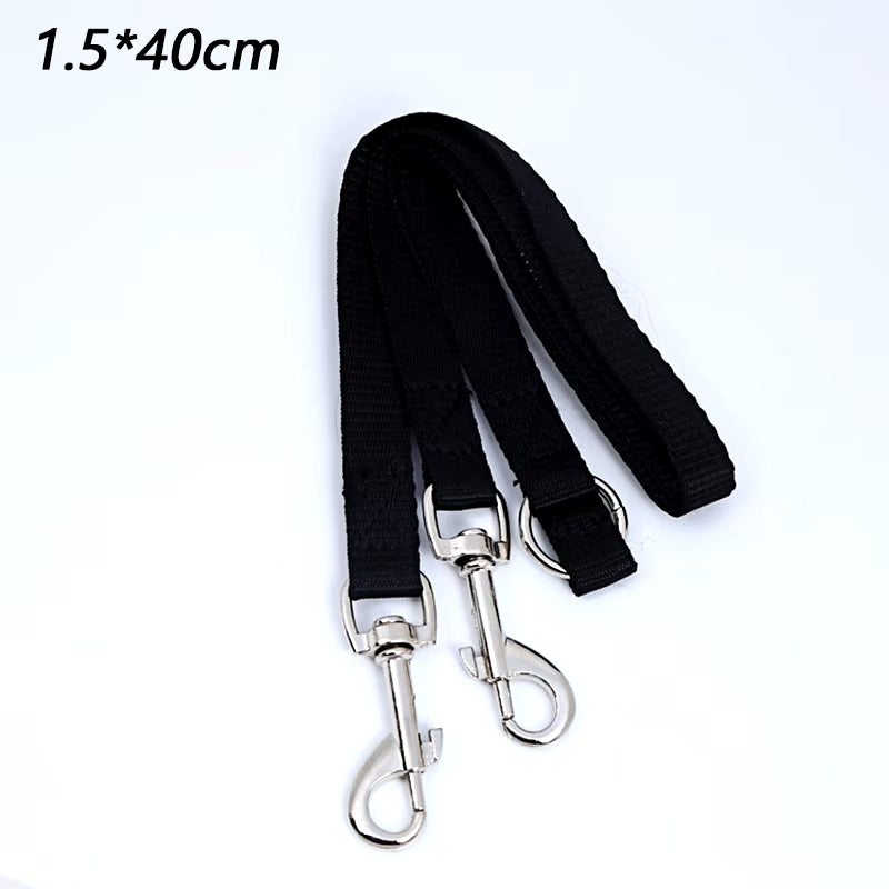 Double Twin Dual Coupler Dog Leash Two in One Strong Nylon V Shape Adjustable Pet Dog Leash Colorful Two Ways 2 Dogs Pet Lead