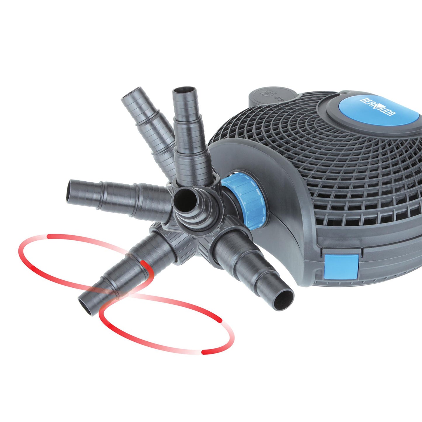 BERMUDA FILTER FORCE POND PUMP SUBMERSIBLE WATERFALL QUIET for WATERCOURSE FISH
