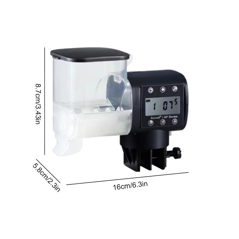 Automatic Fish Feeder Auto Food Dispenser Auto Fish Food Dispenser for Aquarium Small Tank Turtle Betta Koi