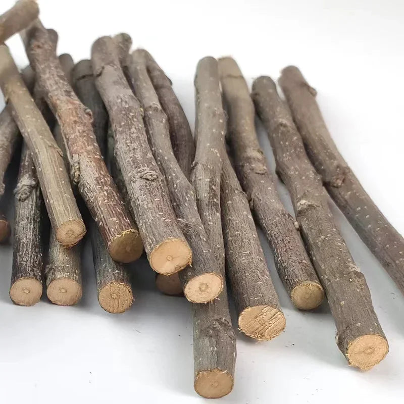 Professional Hamster Rabbit Teeth Grinding Apple Tree Stick Minerals Molar Stone Toys for Chinchilla Hamster Pettoys Accessories