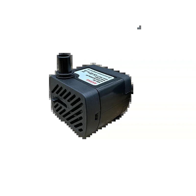 220V 3W Miniature Silent Submersible Pump Aquarium Fish Tank Fountain LED Pump EU Plug Pumping Aeration Pump Ornaments Set