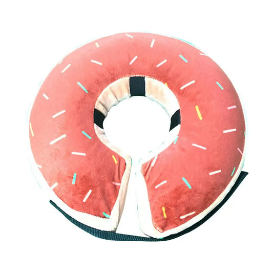 Pet Dog Donut Collar Cone Soft Recovery Cones Adjustment Anti-Bite Inflatable Dog Lick-Proof Collar after Surgery Pet Supplies