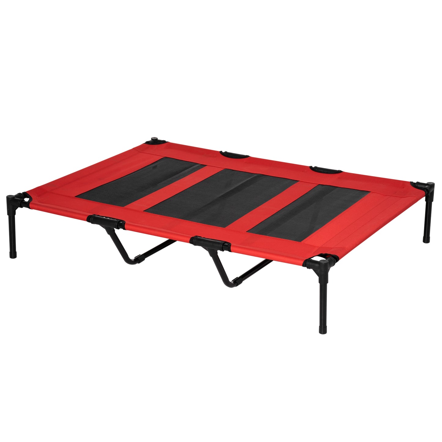 Cooling Elevated Dog Bed Portable Raised Pet Cot for Indoor & Outdoor Use