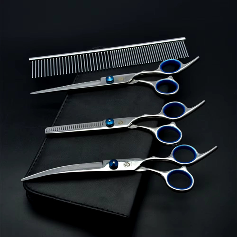 Dog Grooming Scissors  6" 7" Stainless Pet Beauty Scissors Cutting Scissors Thinning Shears Curved Scissors Z3001