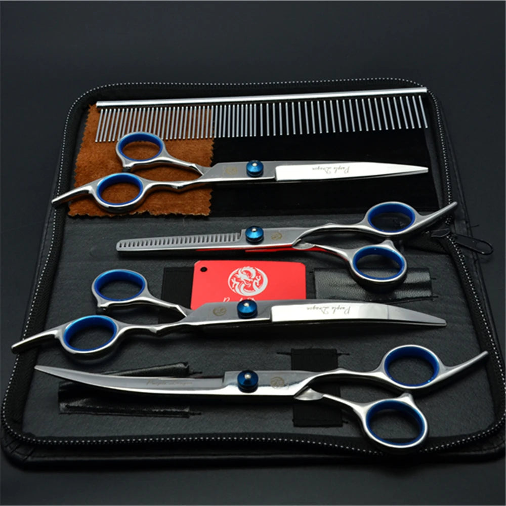 Dog Grooming Scissors  6" 7" Stainless Pet Beauty Scissors Cutting Scissors Thinning Shears Curved Scissors Z3001