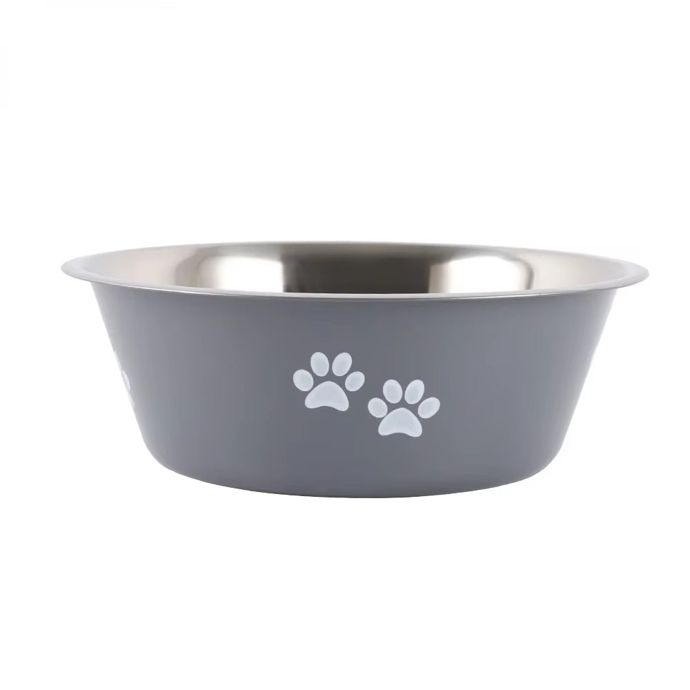 Non-Slip Dog Bowls for Small Medium Large Dog Feeder Bowls and Drinkers Stainless Steel Pet Feeders Pets Dogs Accessories
