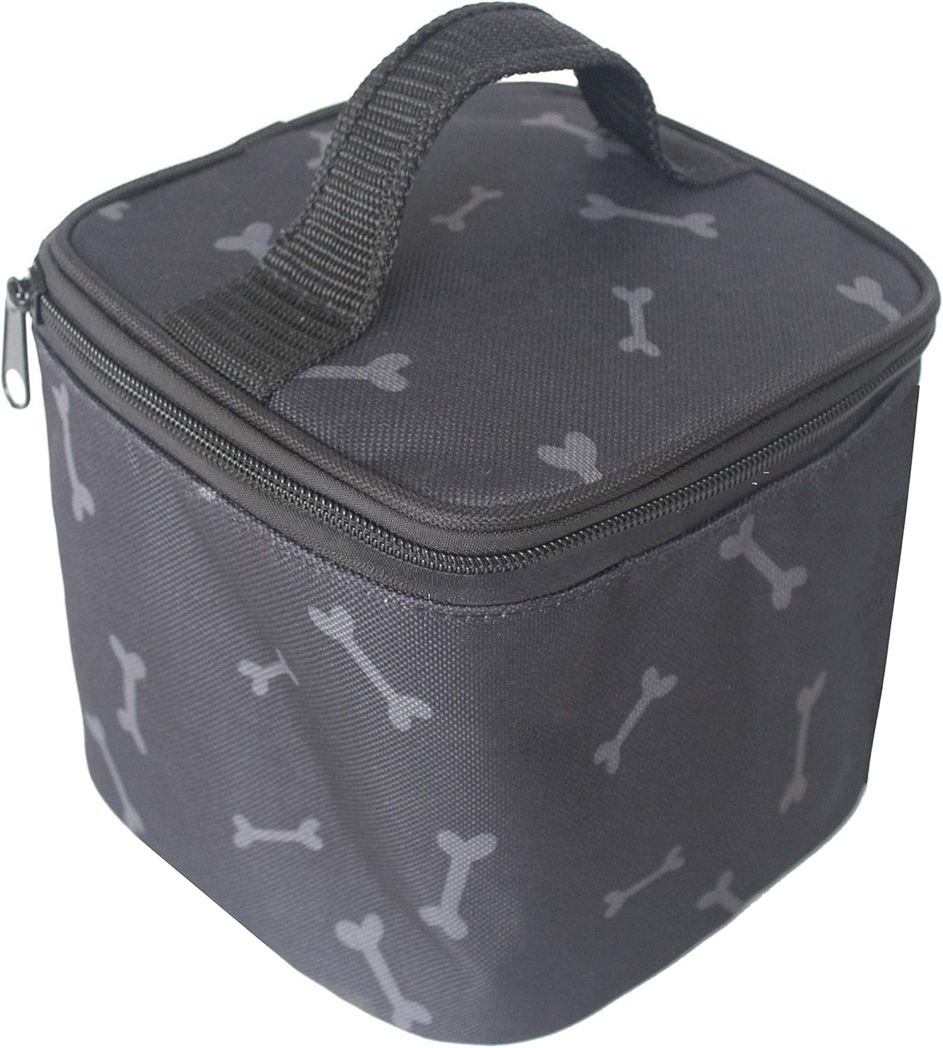Dog Travel Bag, Pet Luggage Suitcase Weekend Tote Carrier with Collapsible Bowl, Pet Luggage Suitcase Weekend Tote Carrier with Collapsible Bowl (Black)