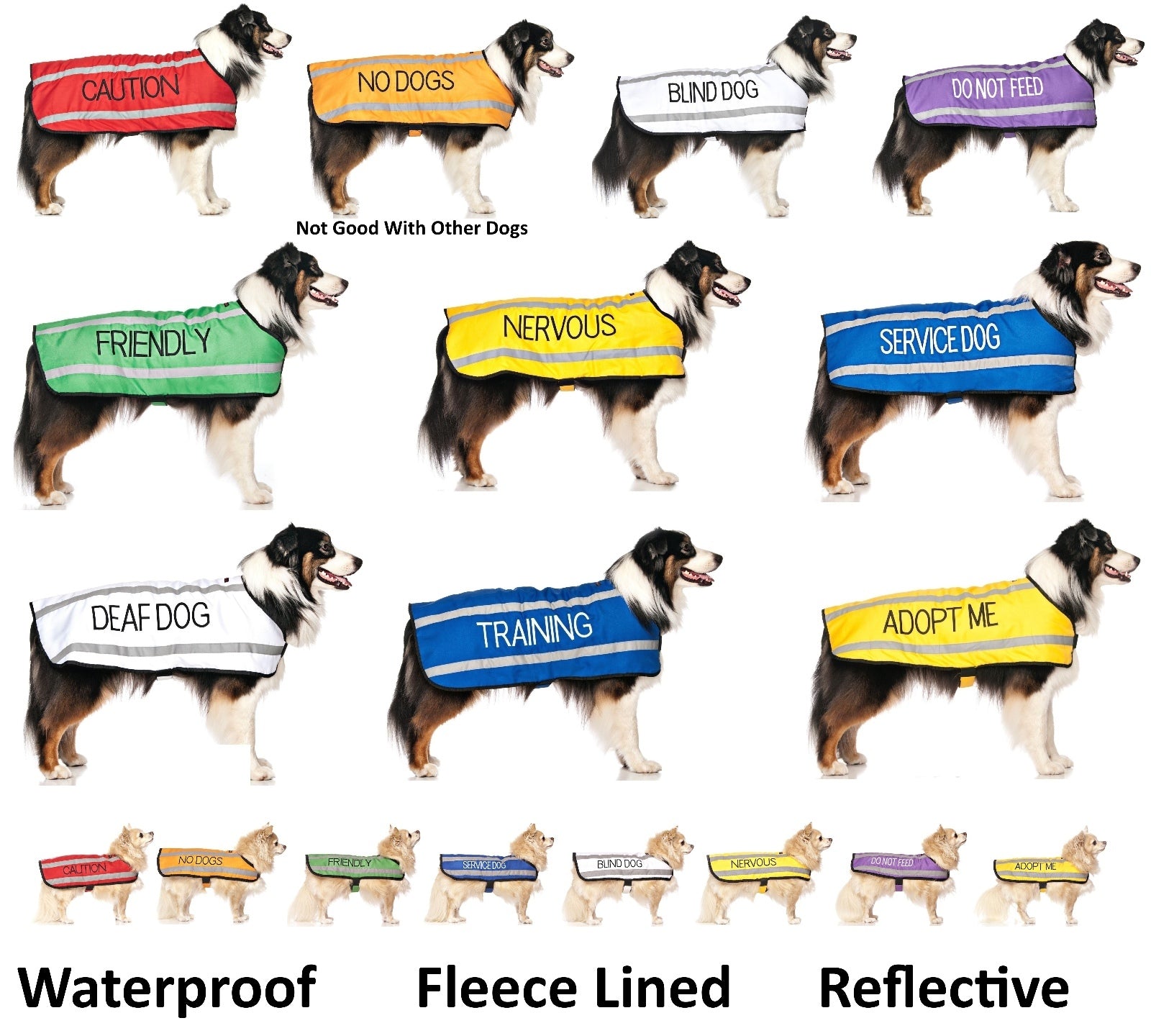 Relax Walk NERVOUS Dog Lead Safety Prevention Also Matching Yellow Collar