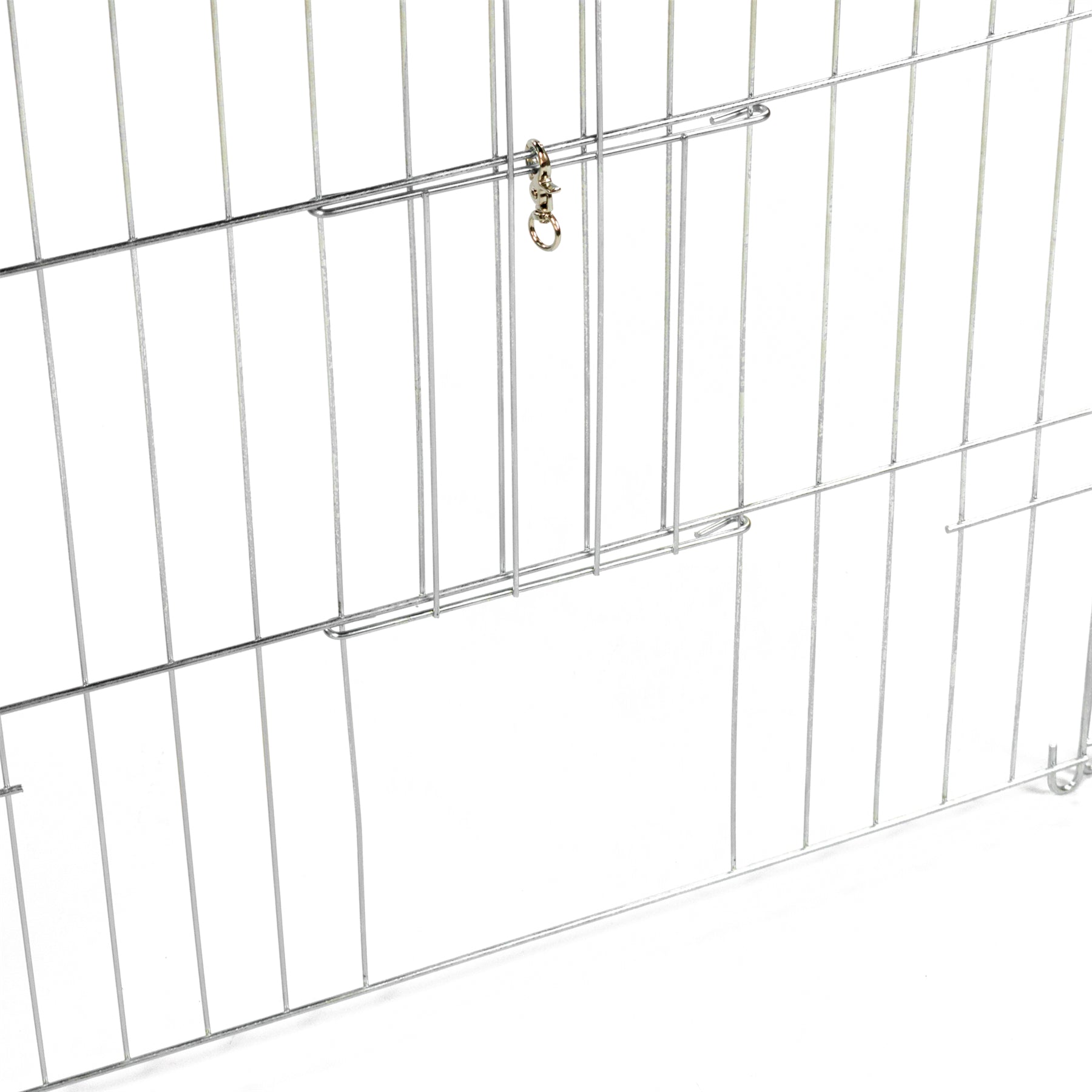 LARGE ENCLOSED PET PLAYPEN RUN PUPPY DOG CAT RABBIT FOLDABLE METAL CHICKEN FENCE
