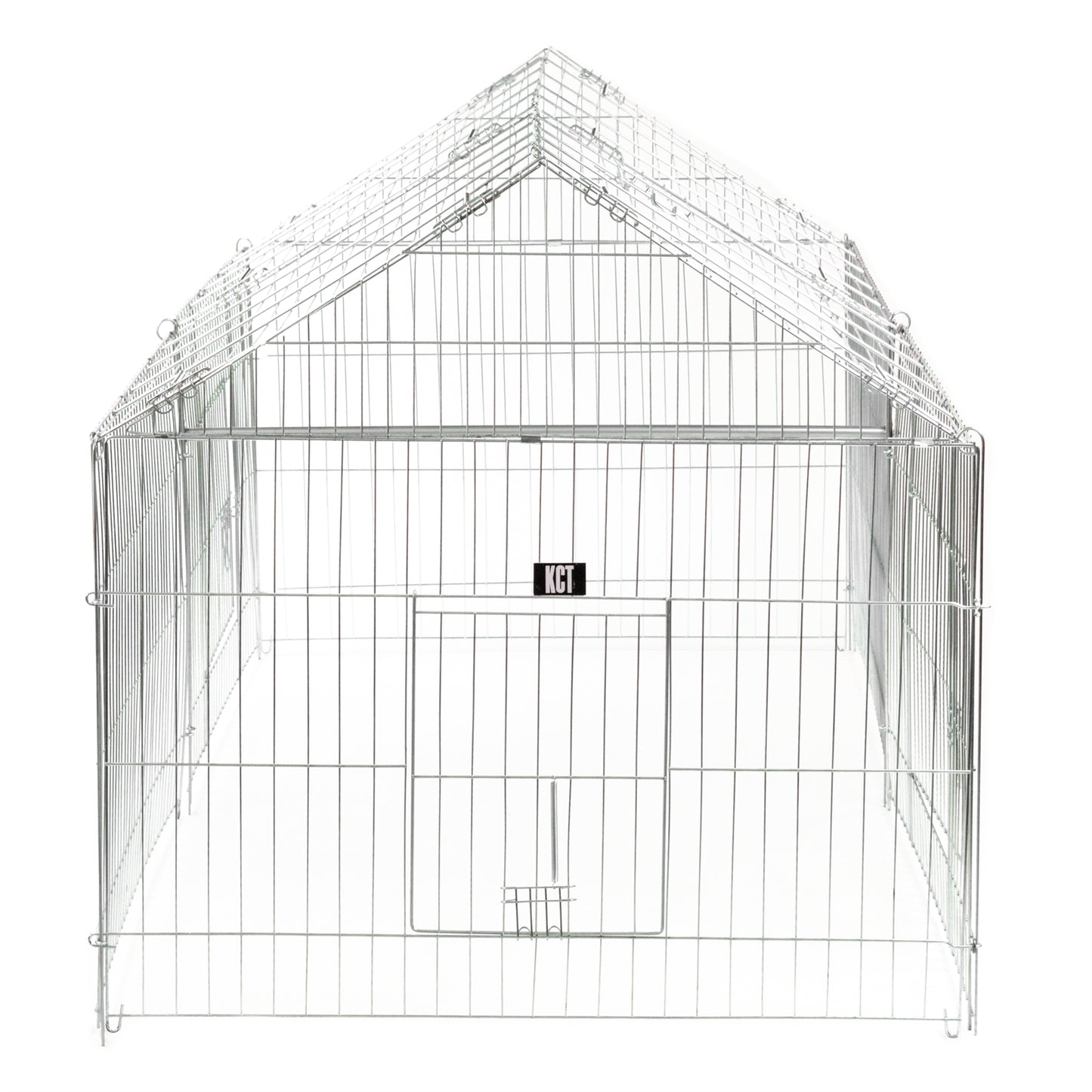 LARGE ENCLOSED PET PLAYPEN RUN PUPPY DOG CAT RABBIT FOLDABLE METAL CHICKEN FENCE