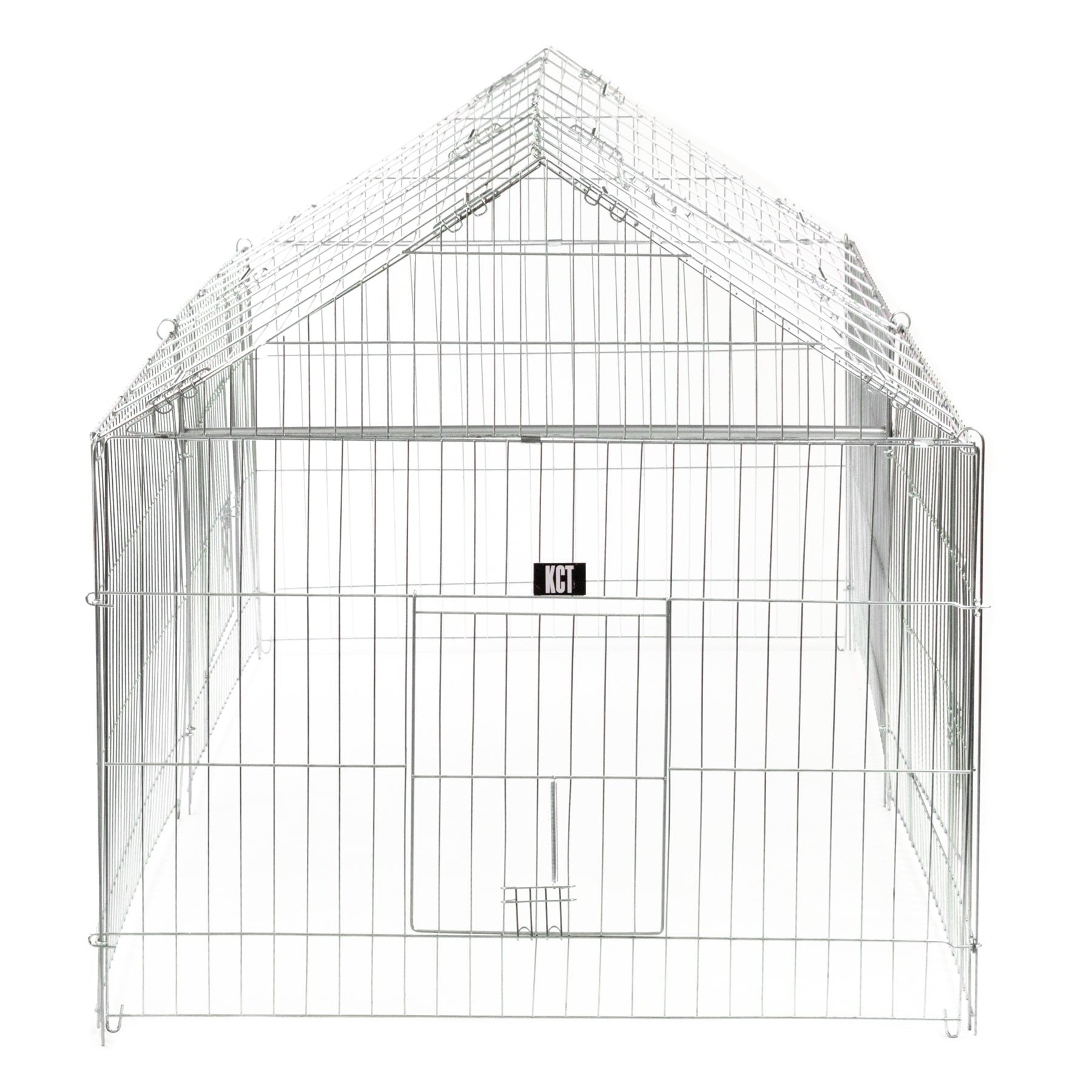 LARGE ENCLOSED PET PLAYPEN RUN PUPPY DOG CAT RABBIT FOLDABLE METAL CHICKEN FENCE