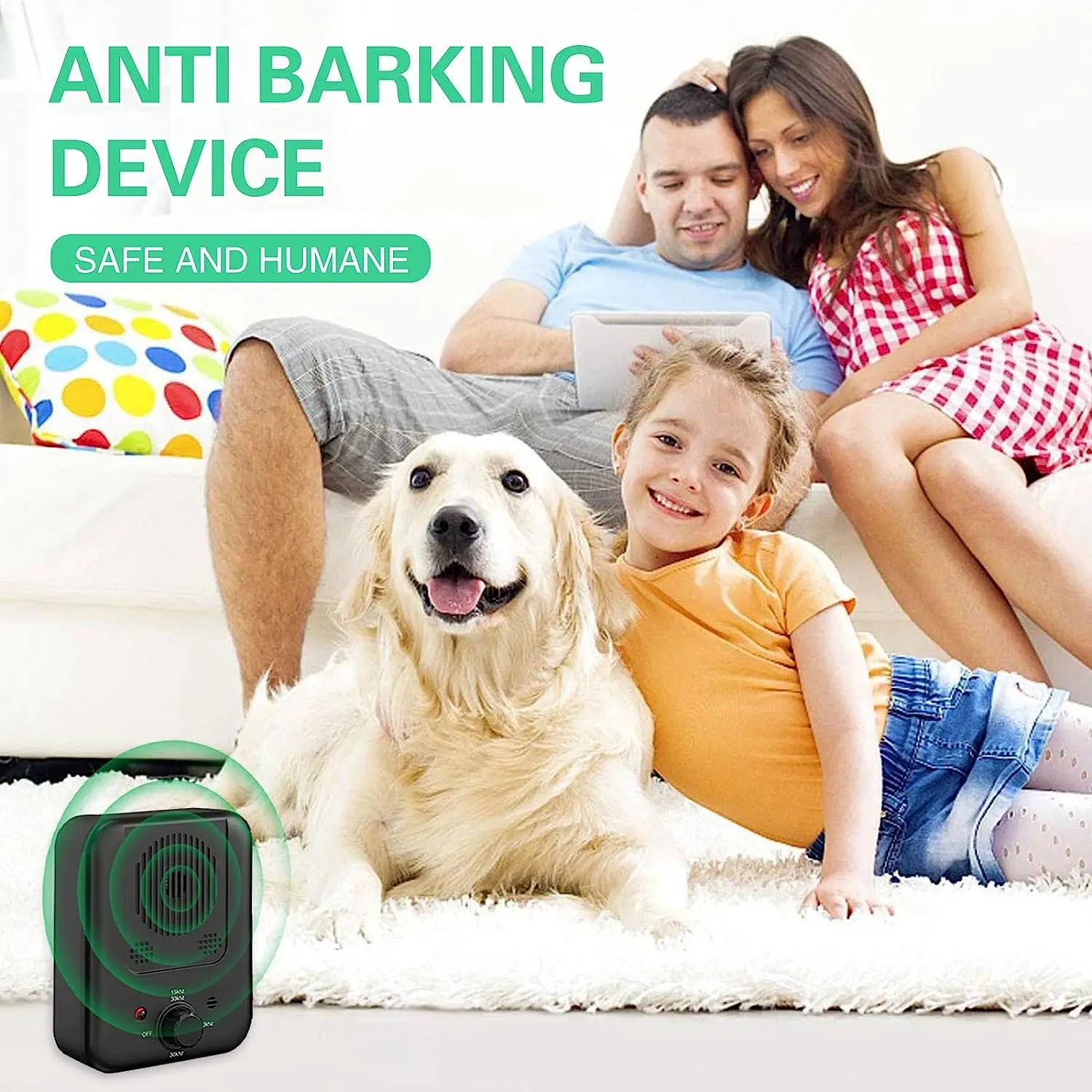Ultrasonic Dog Repeller anti Barking Device Dog Barking Control Devices Stop Barking Dog Devices Outdoor Bark Deterrent Silencer