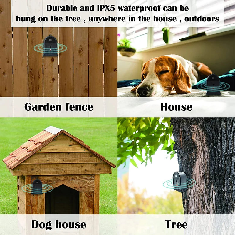 Ultrasonic Dog Repeller anti Barking Device Dog Barking Control Devices Stop Barking Dog Devices Outdoor Bark Deterrent Silencer
