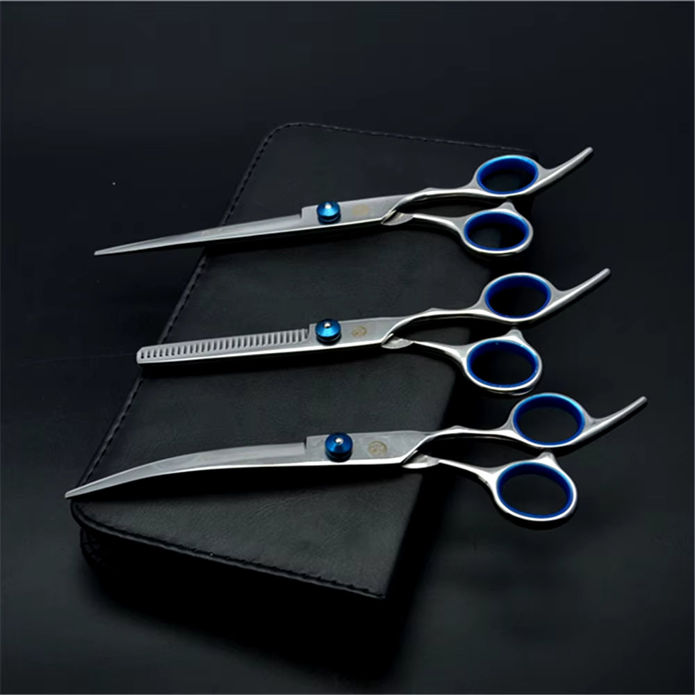 Dog Grooming Scissors  6" 7" Stainless Pet Beauty Scissors Cutting Scissors Thinning Shears Curved Scissors Z3001