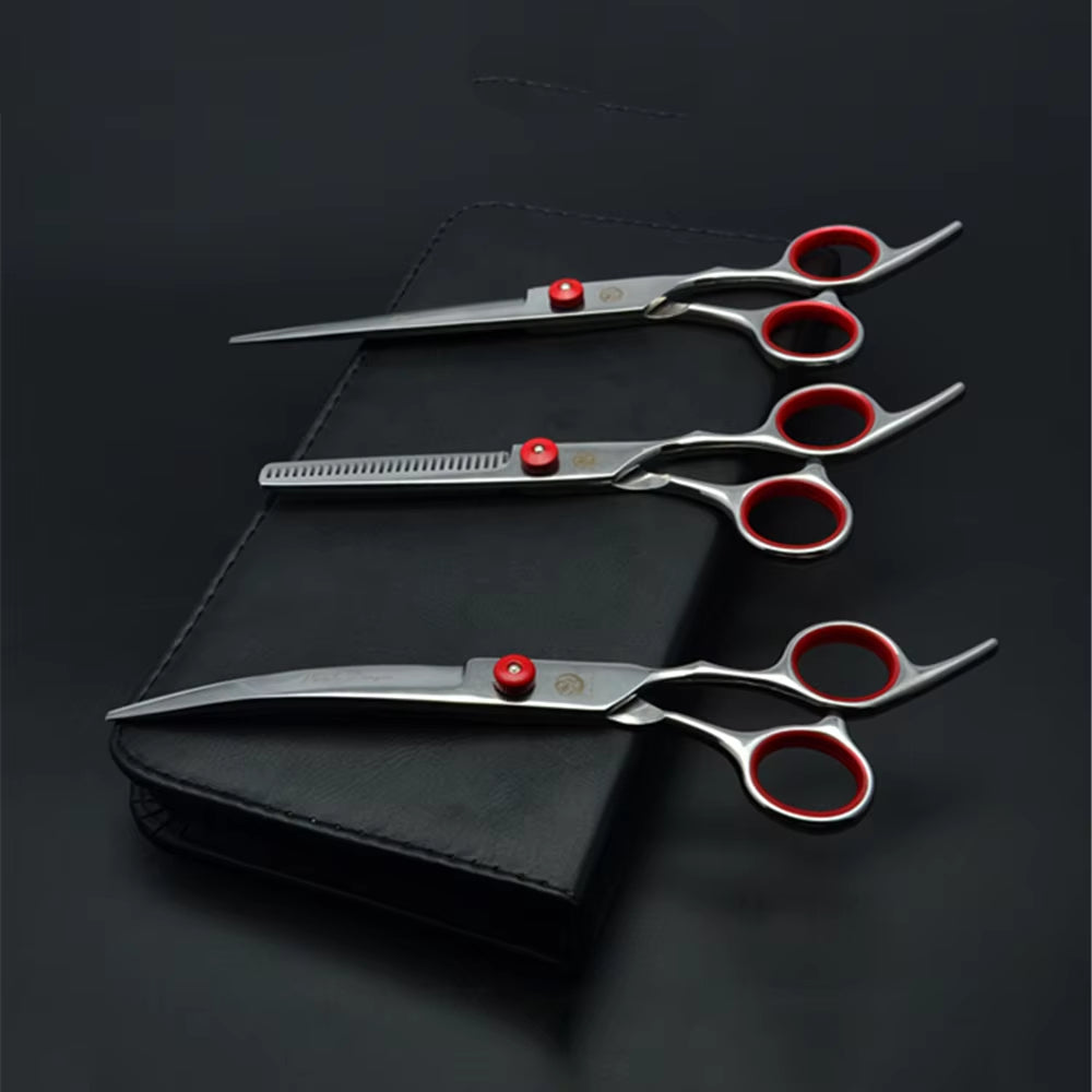 Dog Grooming Scissors  6" 7" Stainless Pet Beauty Scissors Cutting Scissors Thinning Shears Curved Scissors Z3001