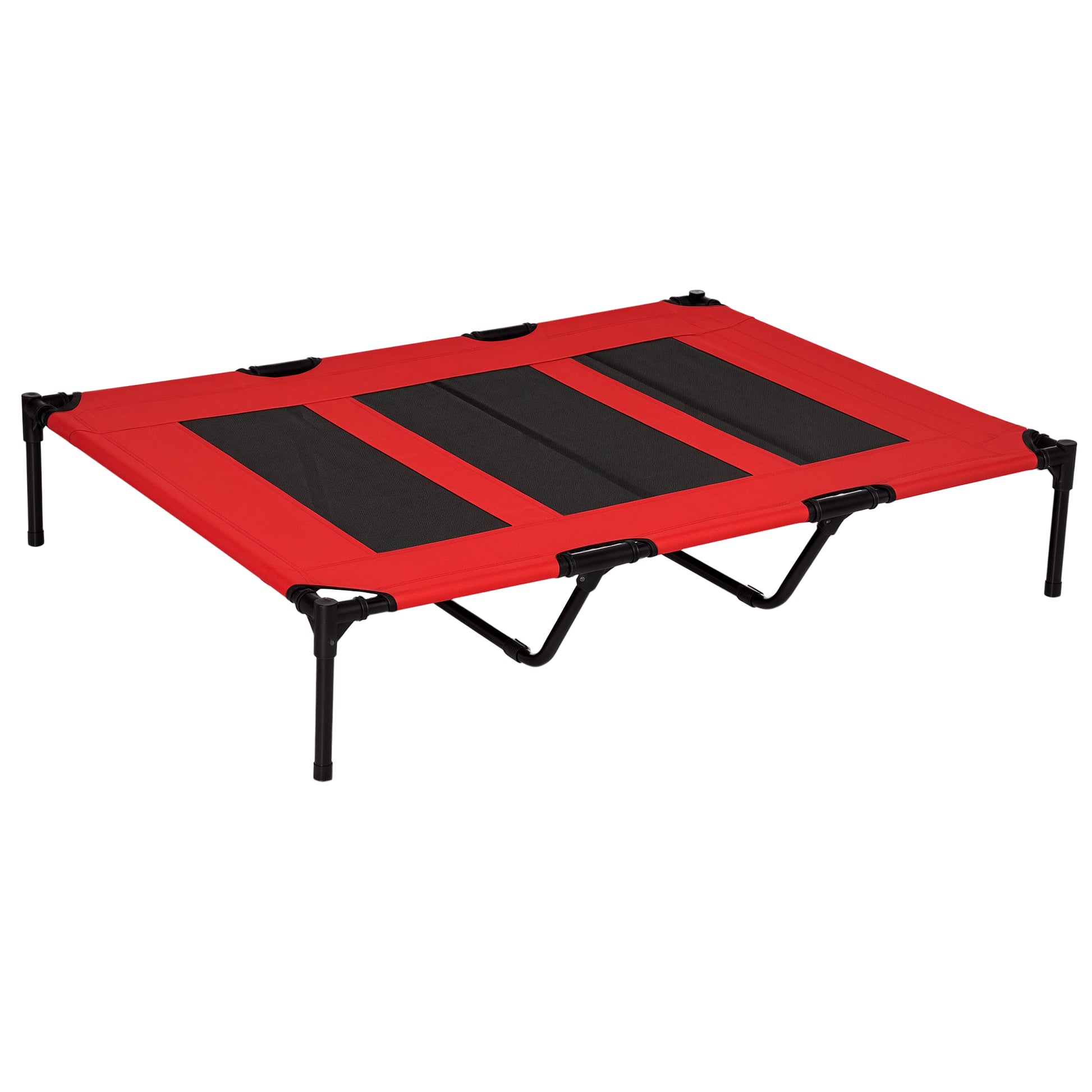 Cooling Elevated Dog Bed Portable Raised Pet Cot for Indoor & Outdoor Use