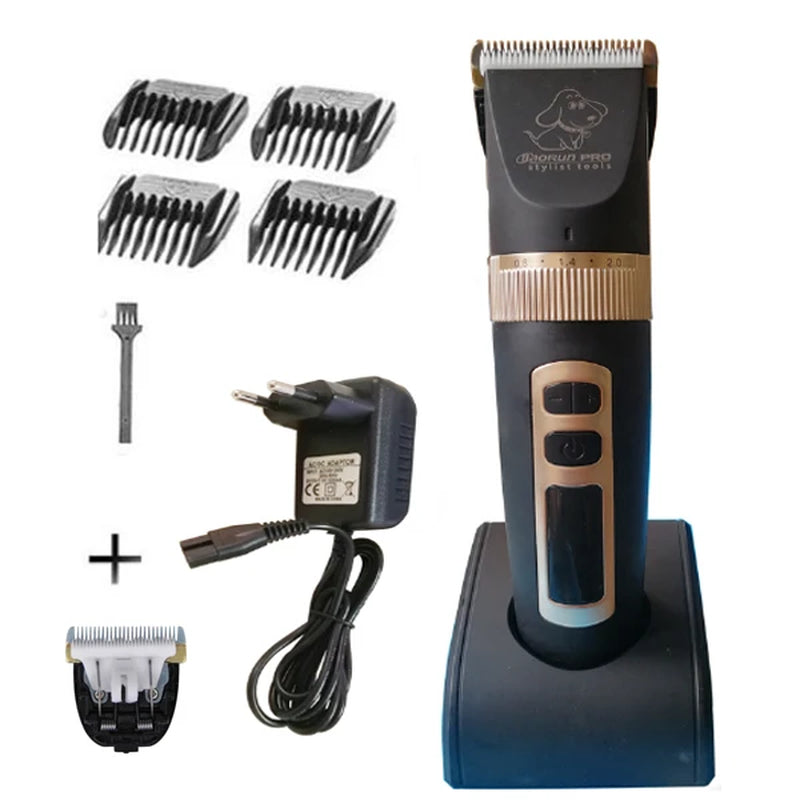 Baorun P2 Electric Hair Clipper for Dogs Cat Professional LCD Screen Pet Trimmer Clippers Rechargeable Electric Trimmer