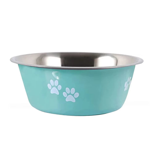Non-Slip Dog Bowls for Small Medium Large Dog Feeder Bowls and Drinkers Stainless Steel Pet Feeders Pets Dogs Accessories