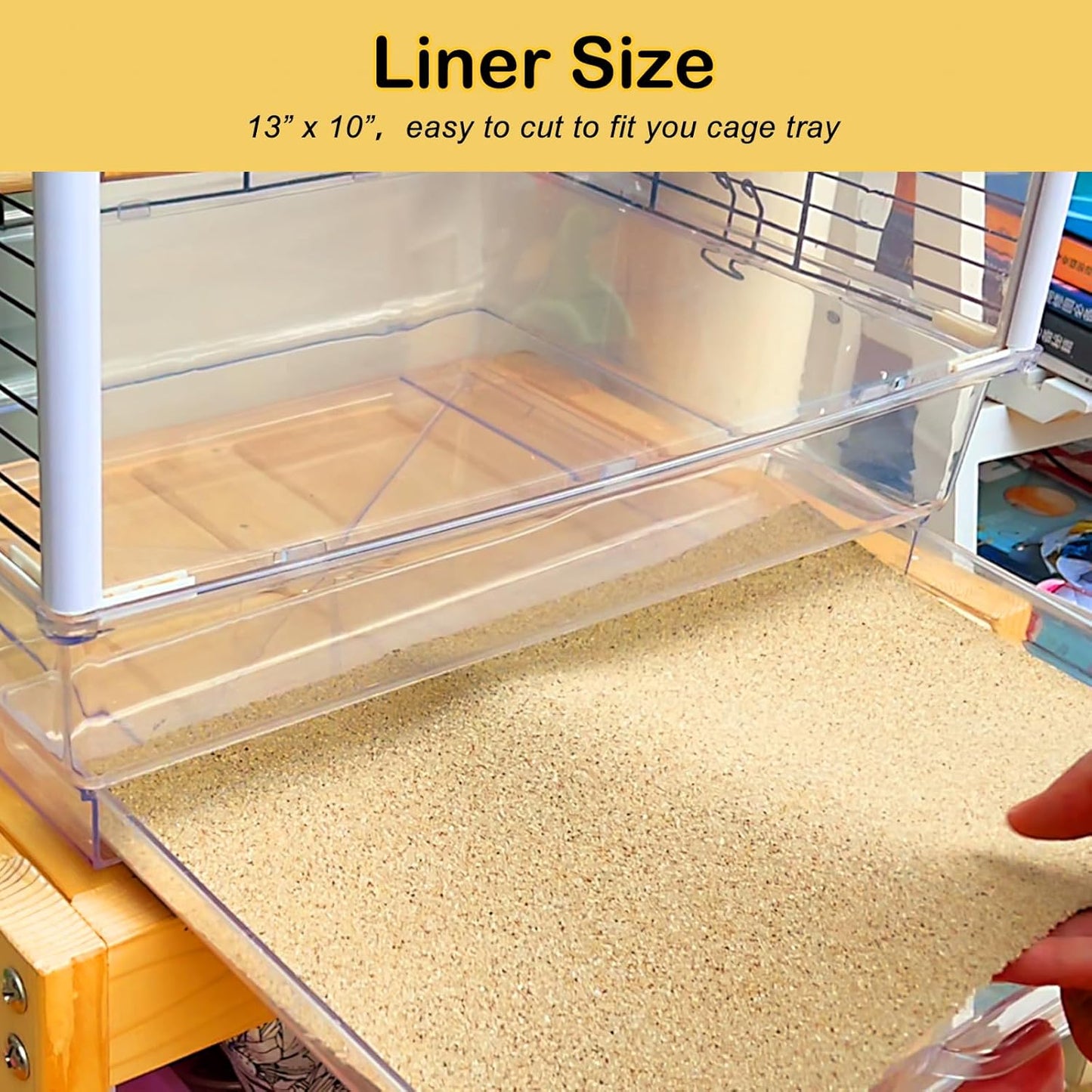 Sand Sheets for Bird Cages,30Pcs/Pack (33CM X 25CM - 30PCS)