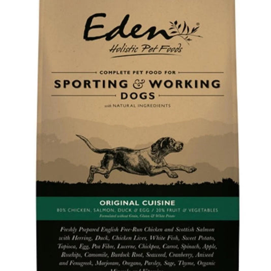 Eden Original Cuisine Working Dog 15kg Medium Kibble